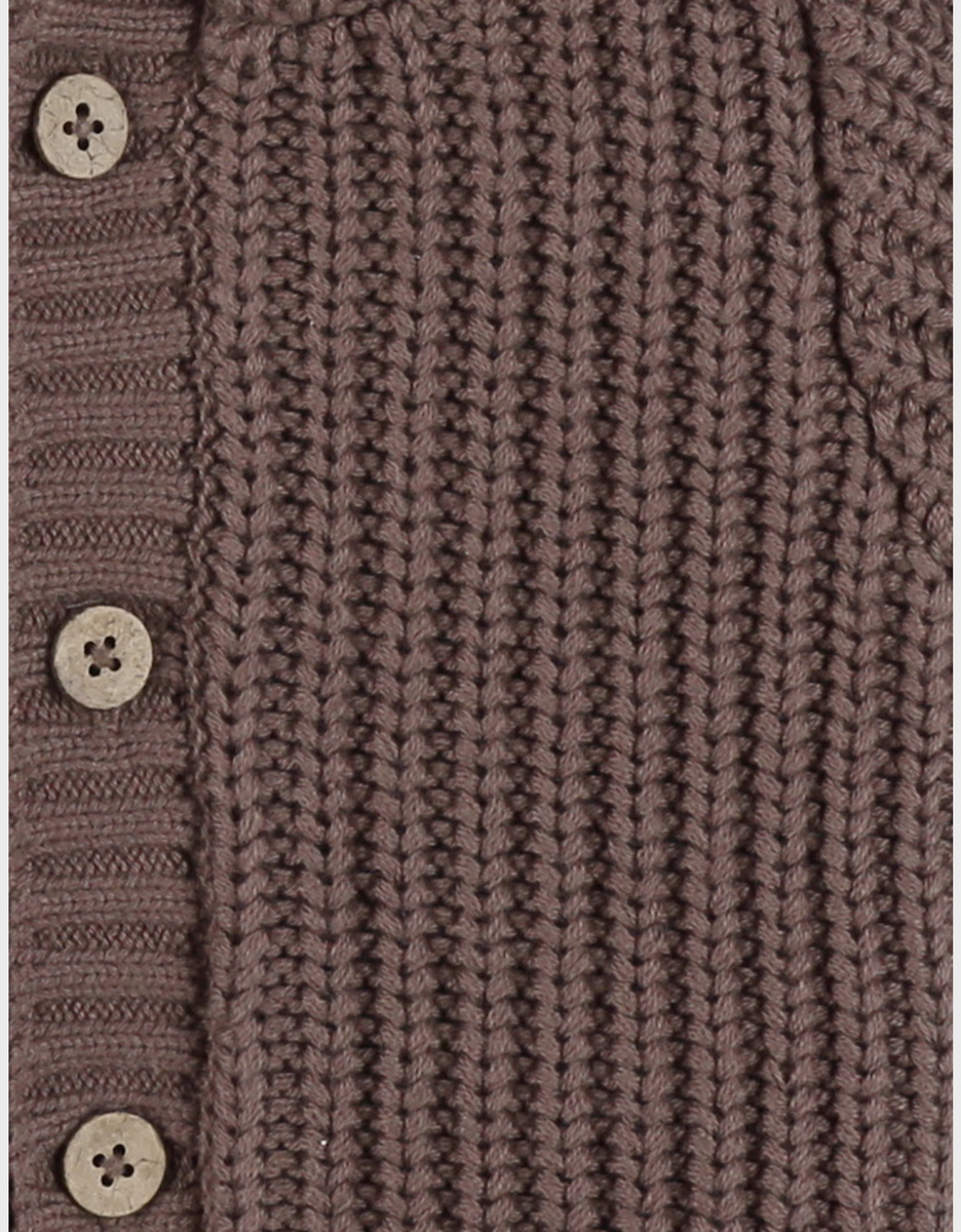 Vestje uit tricot bruin