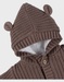 Vestje uit tricot bruin