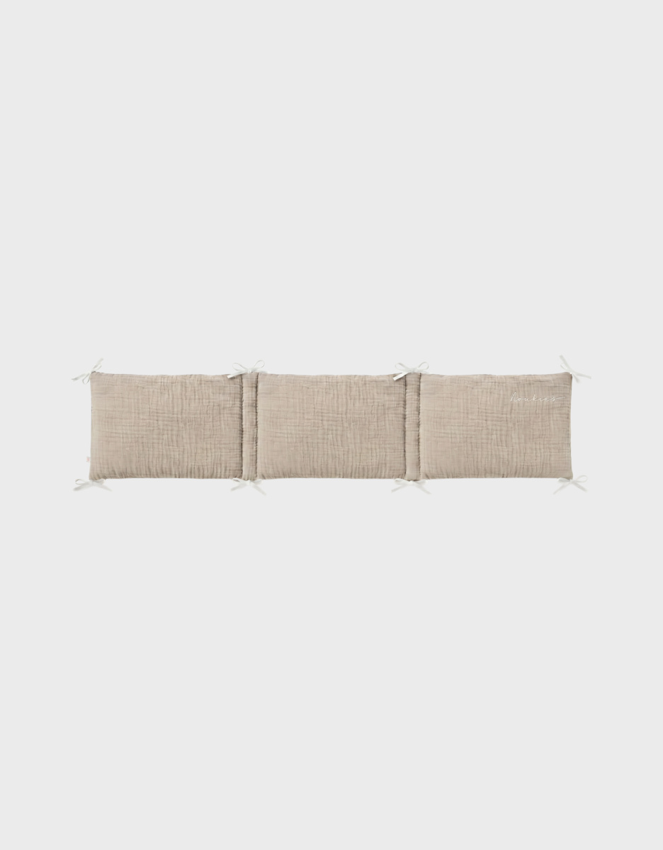 Cot bumper, organic cotton