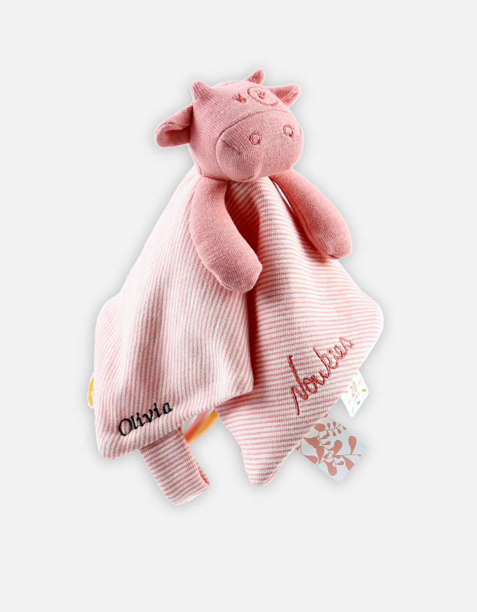 Organic cotton Lola comforter, pink