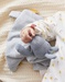 Organic cotton Paco comforter, blue