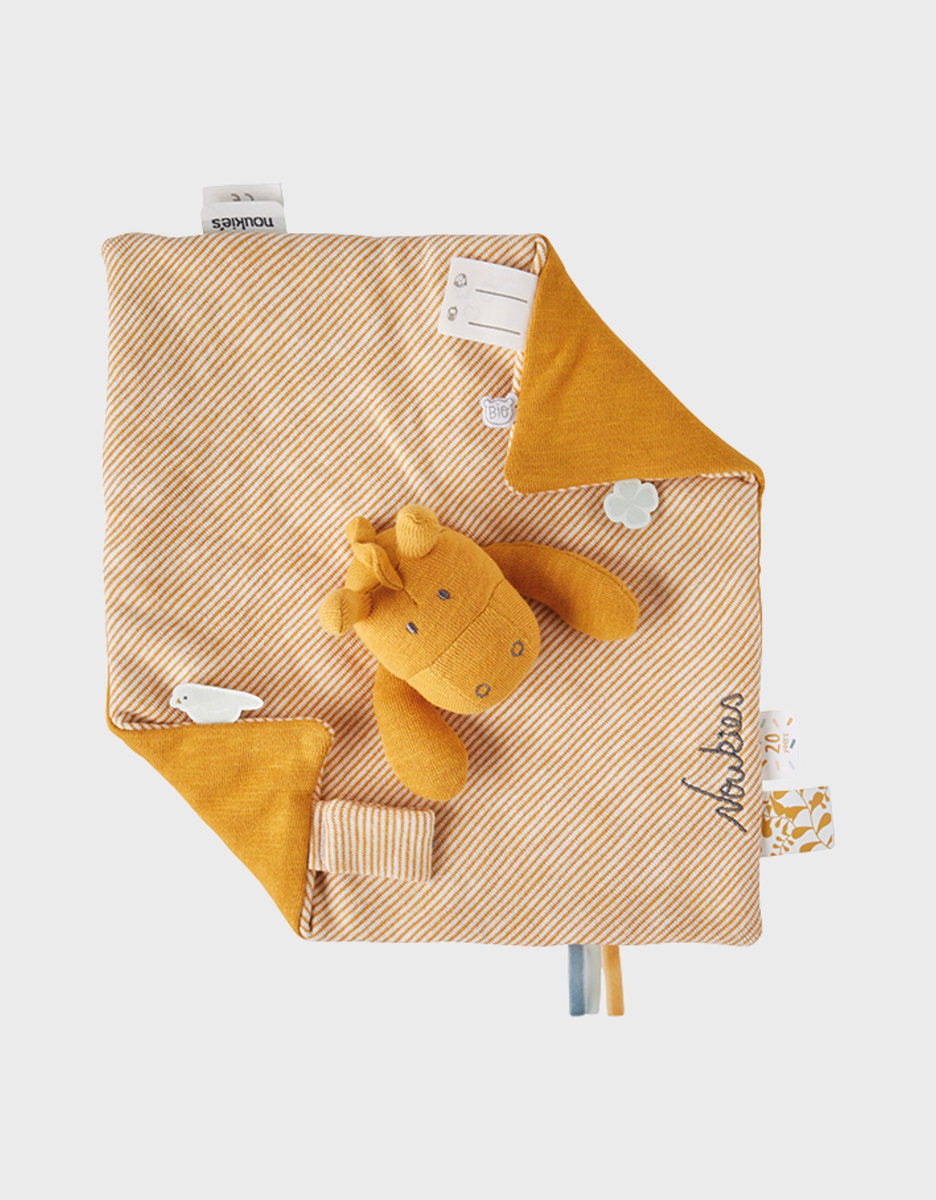 Organic cotton Paco comforter, ochre