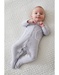 Jersey elephant 1-piece newborn pyjamas, mottled grey