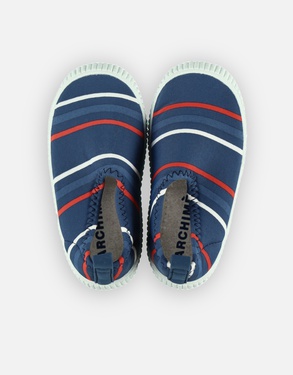 Chaussures de bain rayées