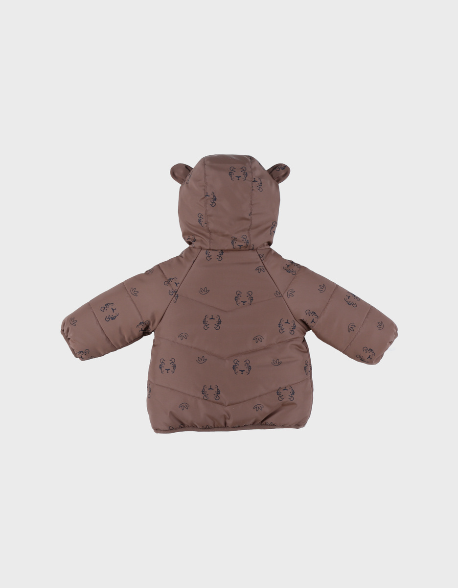 Bruin waterafstotend jasje in Groloudoux® en sherpa
