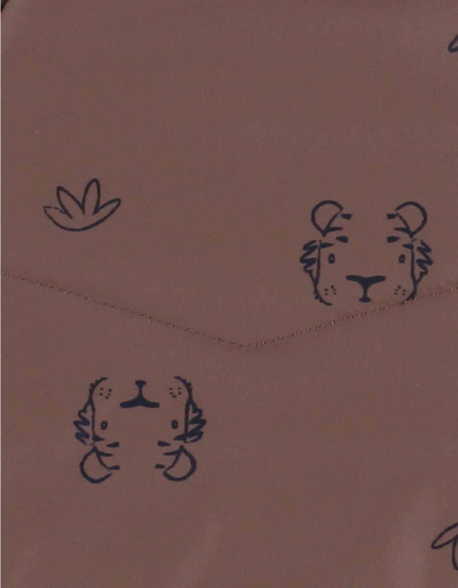 Bruin waterafstotend jasje in Groloudoux® en sherpa

