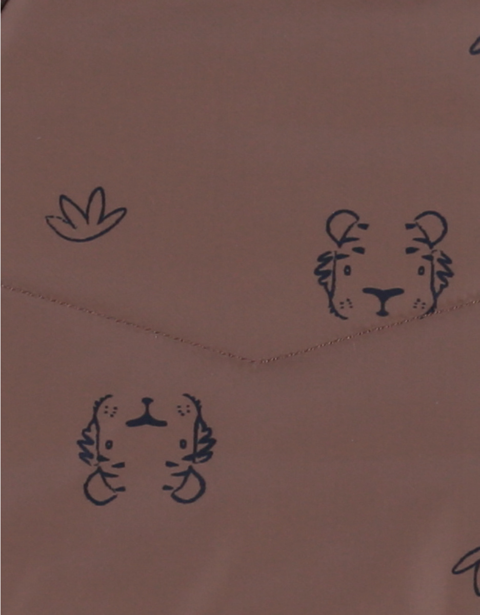 Bruin waterafstotend jasje in Groloudoux® en sherpa

