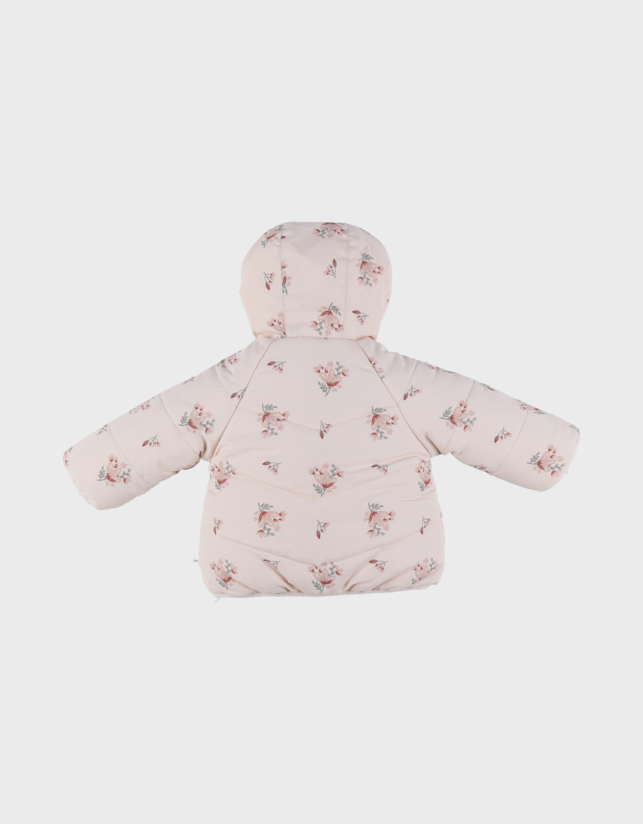 Waterafstotend jasje in roze Groloudoux® en sherpa
