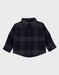 Blue checked overshirt
