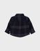 Blue checked overshirt
