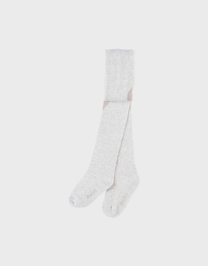 Beige katoenen panty’s
