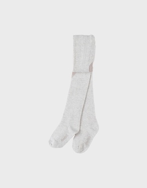 Beige katoenen panty’s
