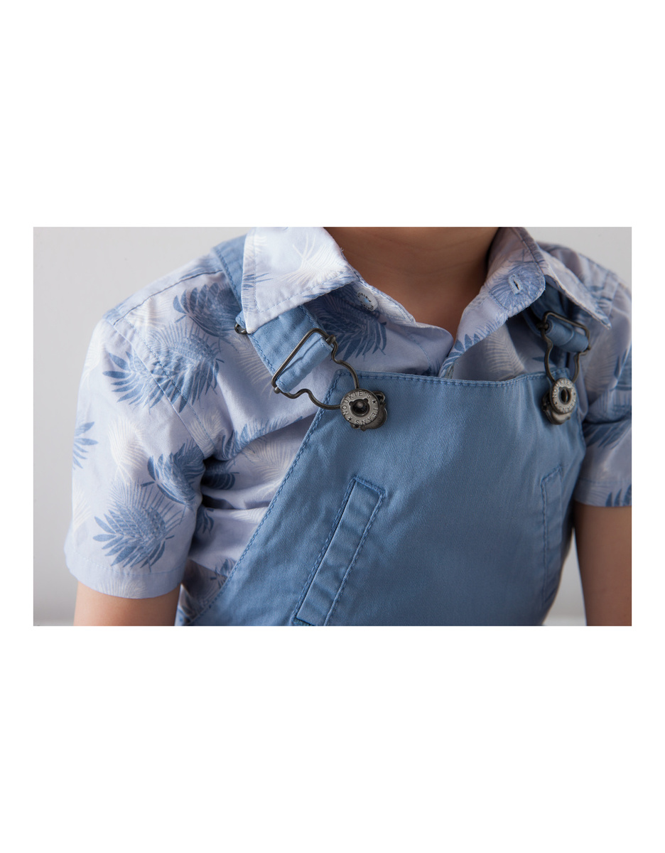 Salopette uit twill