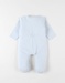 Pyjama 1 pièce licorne en jersey, bleu clair