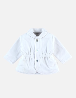 PL TENDER LOLA CARDIGAN VELOURS BLANC