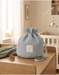 Portable storage basket, organic cotton