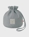 Portable storage basket, organic cotton