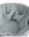 Portable storage basket, organic cotton