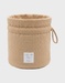 Portable storage basket, organic cotton