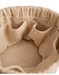 Portable storage basket, organic cotton