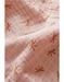 Set met drie luierdoeken uit mousseline 70 x 70 cm, ecru en poederroze
