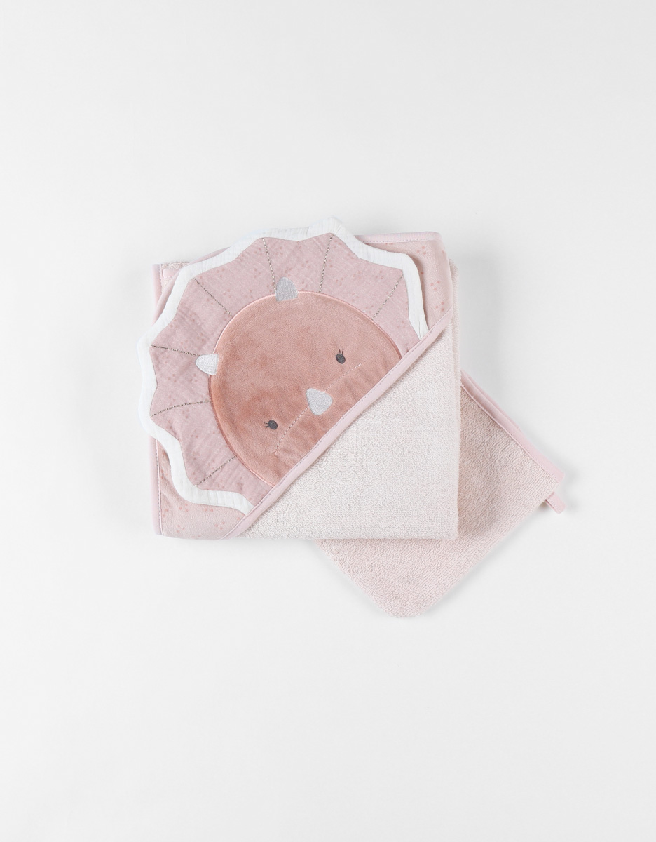 Popsie bath set, powder pink