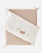Bedomrander Popsie, Gigi & Louli uit Veloudoux®, ecru/poederroze