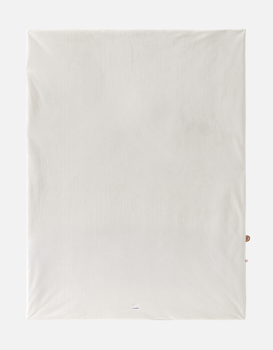Veloudoux® blanket 100 x 140 cm with dragonflies, ecru