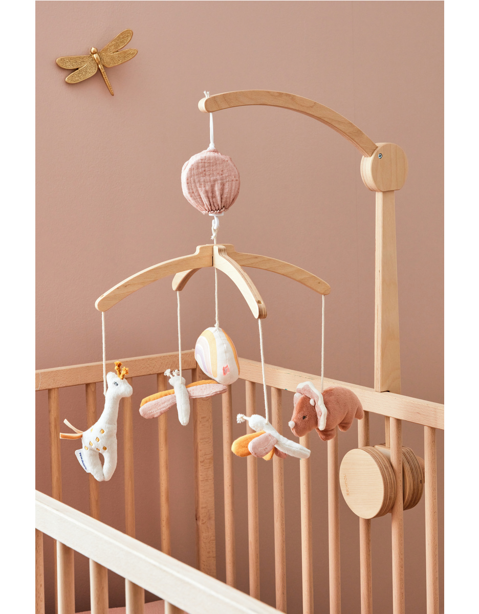 Popsie wooden musical soft toy