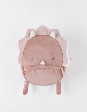 Veloudoux® Popsie backpack, powder pink