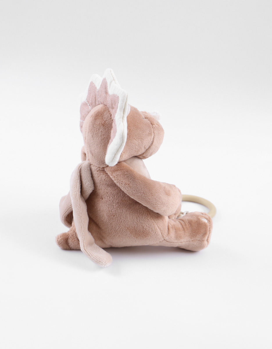 Veloudoux® Popsie mini musical soft toy, blush/powder pink