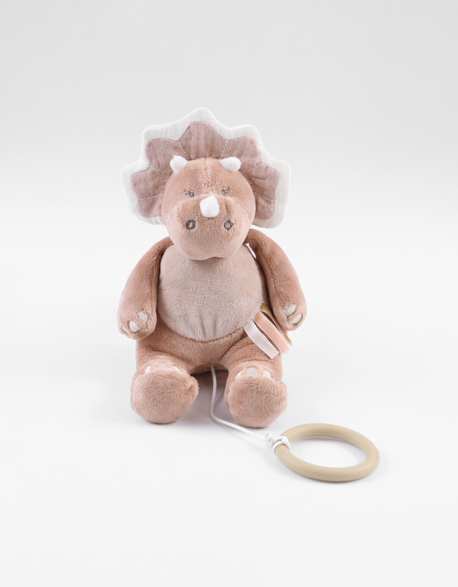 Mini muzikale knuffel Popsie uit Veloudoux®, blush/poederroze