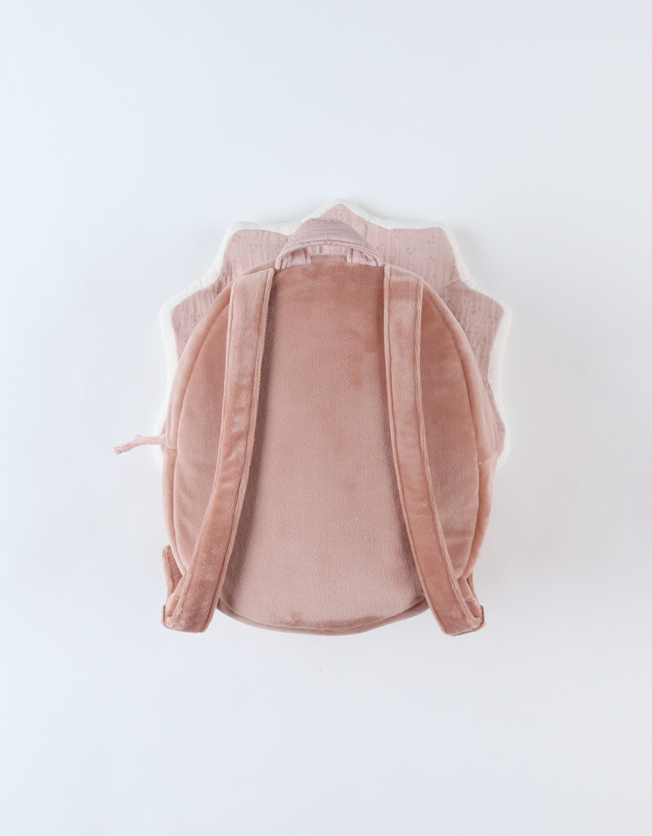 Sac à dos Popsie en Veloudoux®, rose poudré