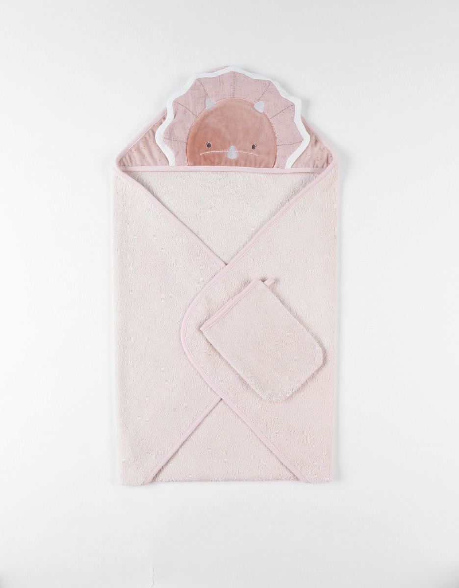 Lot de bain Popsie, rose poudré