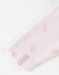 Pyjama 1 pièce imprimés libellules en velours, rose clair