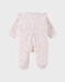 1-piece velvet pyjamas, with dragonflies, light pink