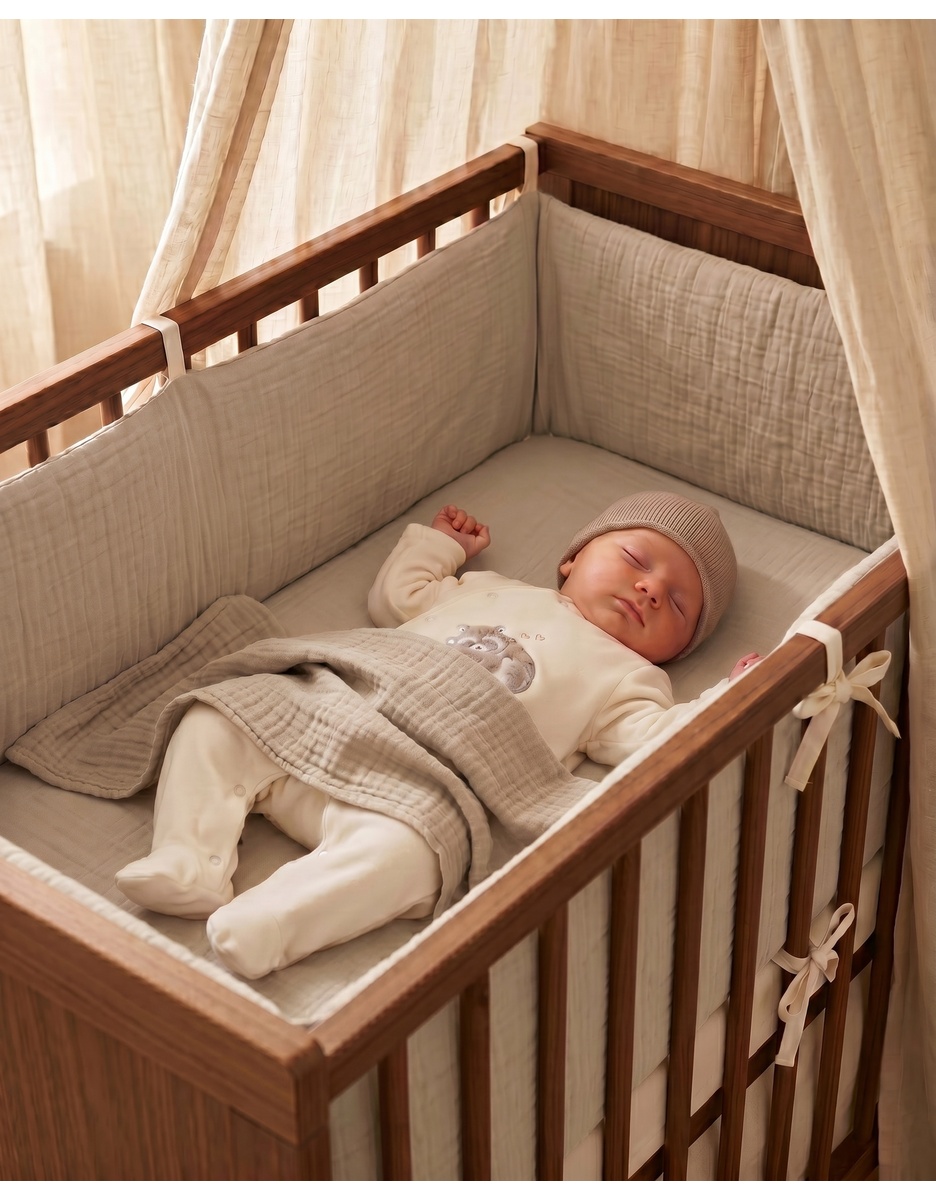 Pyjama en velours bébé brodé – Raku, Lino & Pico