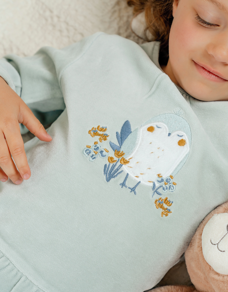 Fluwelen pyjama,