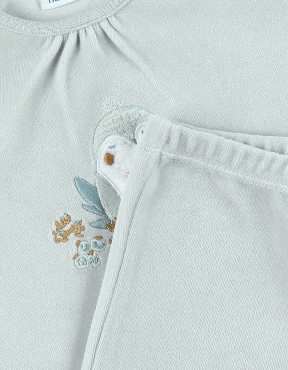 Fluwelen pyjama,