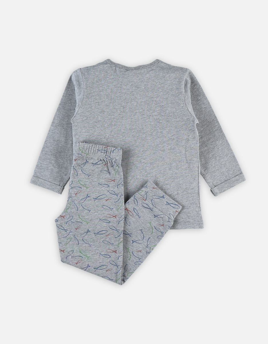 Pyjama 2 pièces, gris