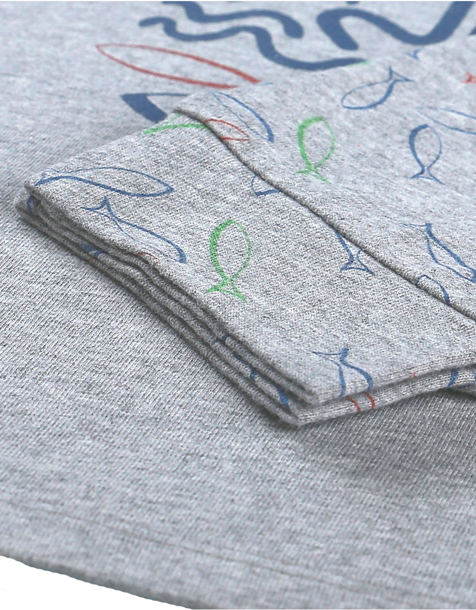 Pyjama 2 pièces, gris