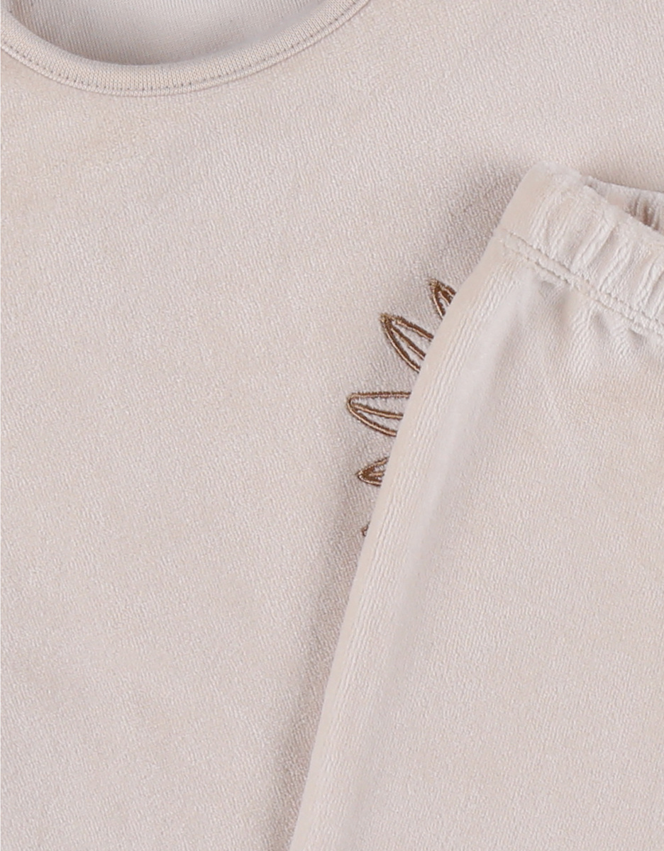 Corduroy fluwelen pyjama, leeuw