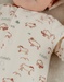 Babypyjama met mammoetprint in fluweel
