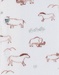 Babypyjama met mammoetprint in fluweel
