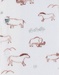 Babypyjama met mammoetprint in fluweel
