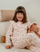 2-delige pyjama uit fluweel, roze