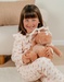 2-delige pyjama uit fluweel, roze