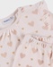2-delige pyjama uit fluweel, roze