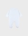 Baby pyjamas in white velour with bird embroidery
