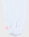 Baby pyjamas in white velour with bird embroidery
